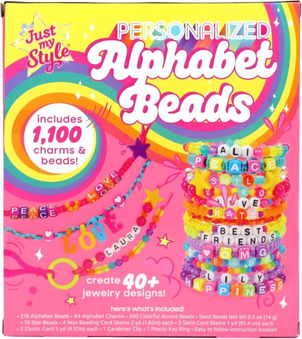 Set de hacer pulseras personalizadas x1.100 cuentas - Imagen 10