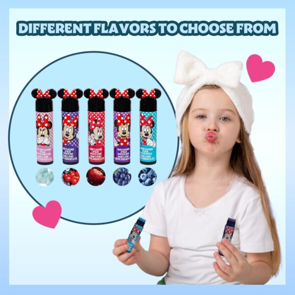 Set de maquillaje labiales y esmaltes Minnie Mouse no tóxico e hipoalergénico - Imagen 5