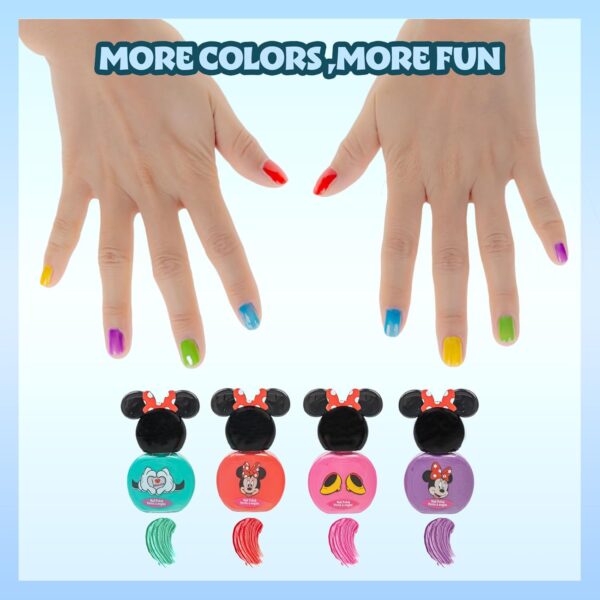 Set de maquillaje labiales y esmaltes Minnie Mouse no tóxico e hipoalergénico - Imagen 8
