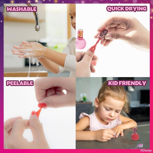 Set de maquillaje labiales y esmaltes Princesas Disney no tóxico e hipoalergénico - Imagen 7