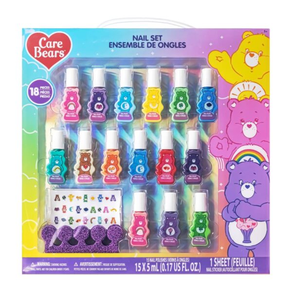 Set x15 esmaltes Ositos Cariñositos con stickers y separador - Imagen 9