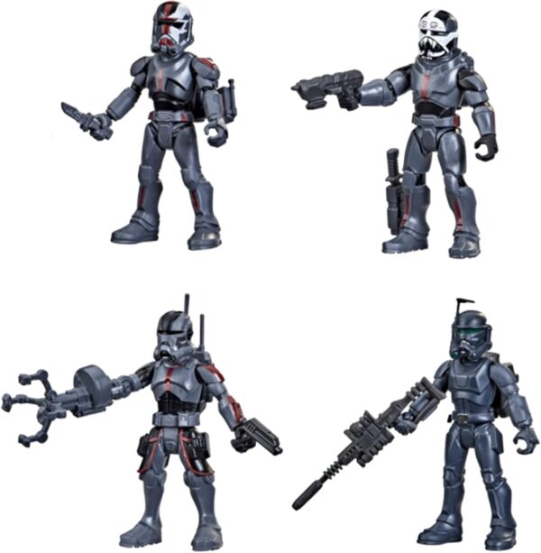 Star Wars Mission Flet set x4 figuras con armas - Imagen 4