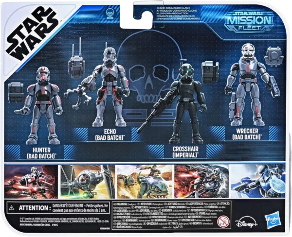 Star Wars Mission Flet set x4 figuras con armas - Imagen 8