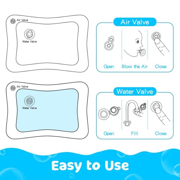 Tapete sensorial de agua para bebés - Imagen 4