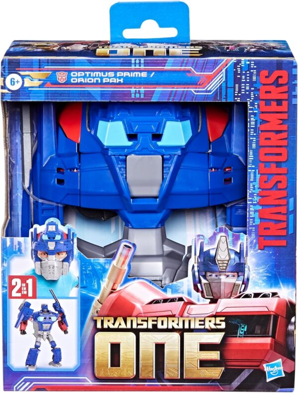 Transformers Optimus Prime 2 en 1 robot y máscara - Imagen 7