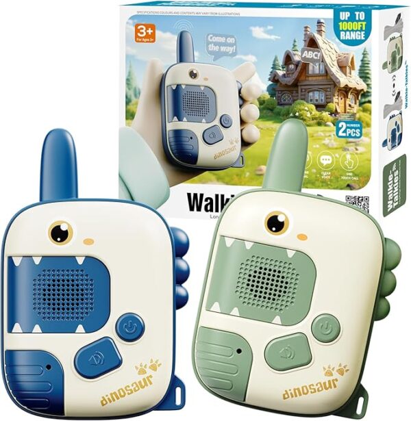 Walkie-Talkie x2 dinosaurios de largo rango - Imagen 3