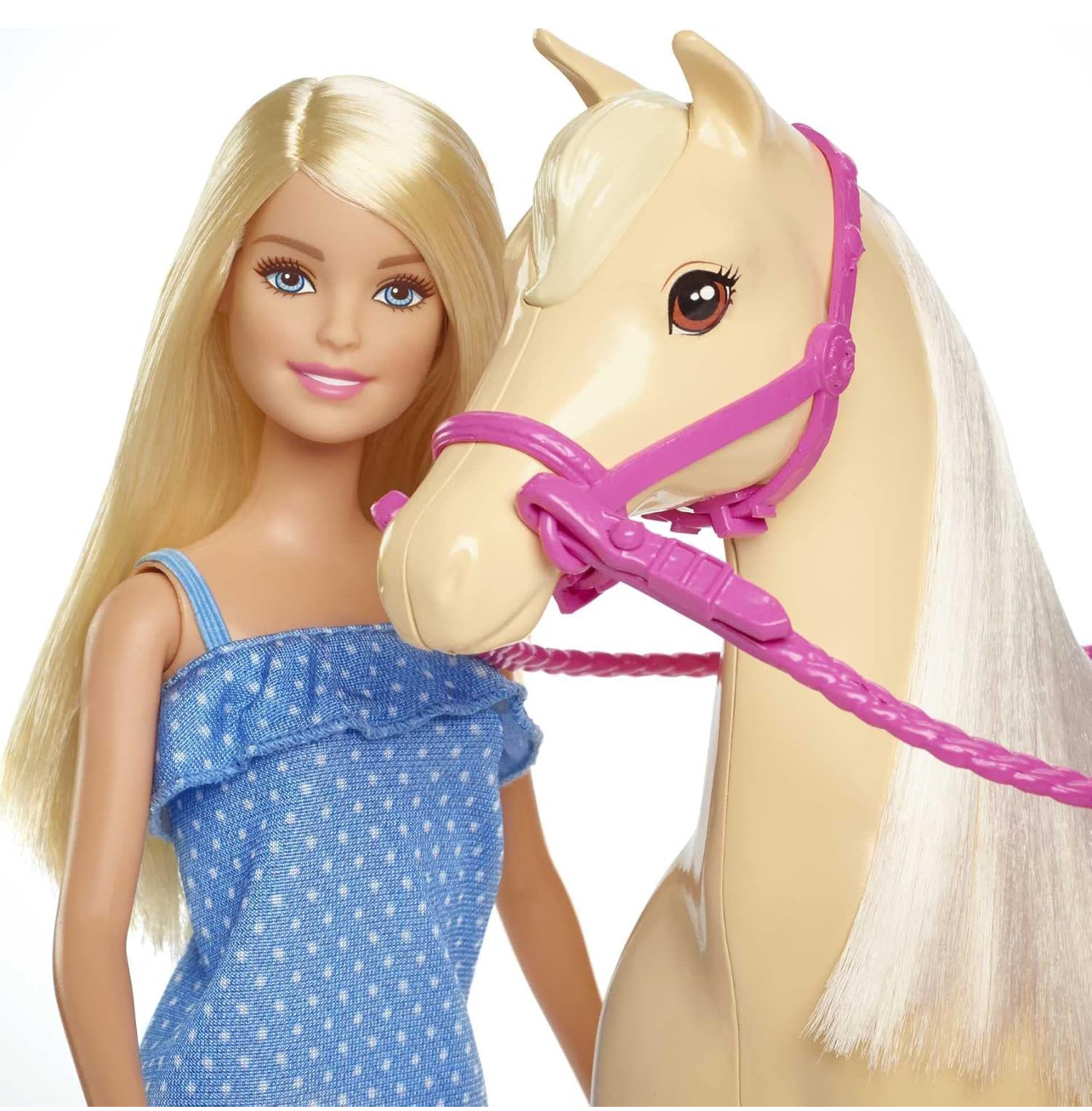 Barbie y su caballo con accesorios de equitación - Imagen 3