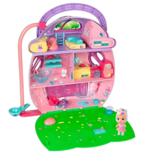 Mega casa de Dreamy Cry babies con 3 pisos, luces, sonidos y muñeca exclusiva