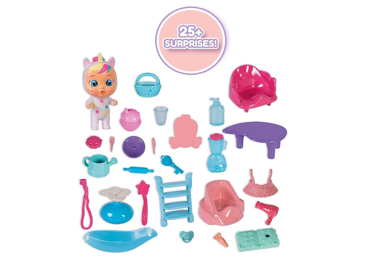Mega casa de Dreamy Cry babies con 3 pisos, luces, sonidos y muñeca exclusiva - Imagen 4
