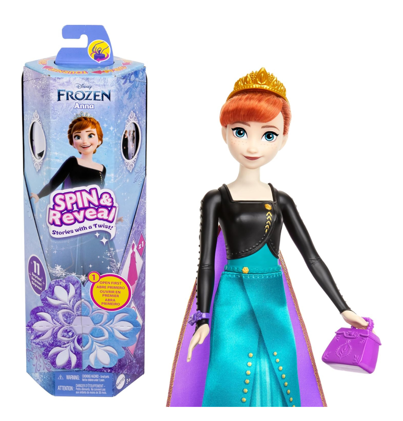 Princesa Anna de Frozen Gira y revela con 11 sorpresas
