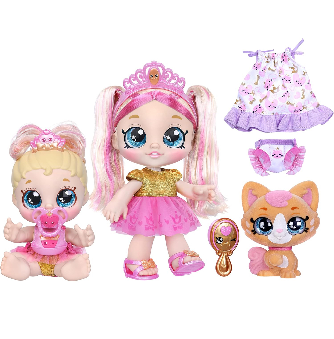 Kindi kids hermanas Tiara con mascota y accesorios
