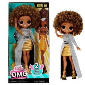 LOL muñeca de moda Royal Bee con doble look y accesorios