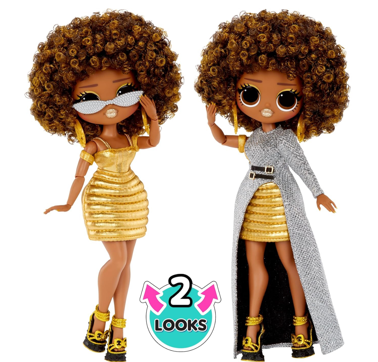 LOL muñeca de moda Royal Bee con doble look y accesorios - Imagen 4