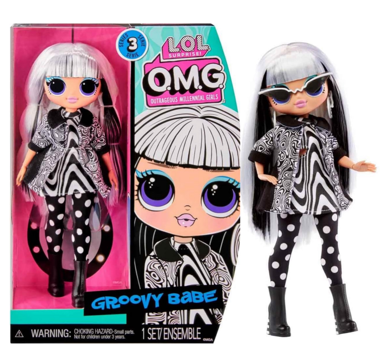 LOL muñeca de moda Groovy babe con accesorios