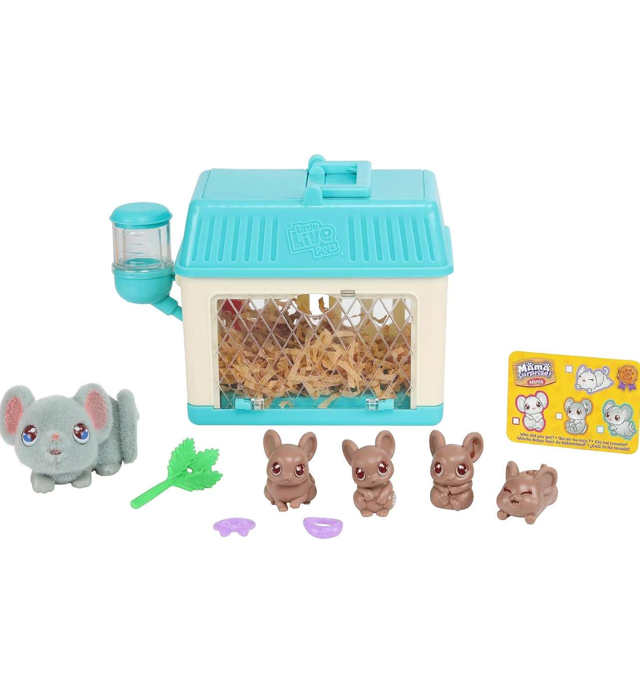 Little Live pets mamá surprise minis. Mamá ratona con cachorros sorpresa