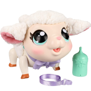 Little Live Pets oveja que camina con sonidos, reacciones y toma tetero