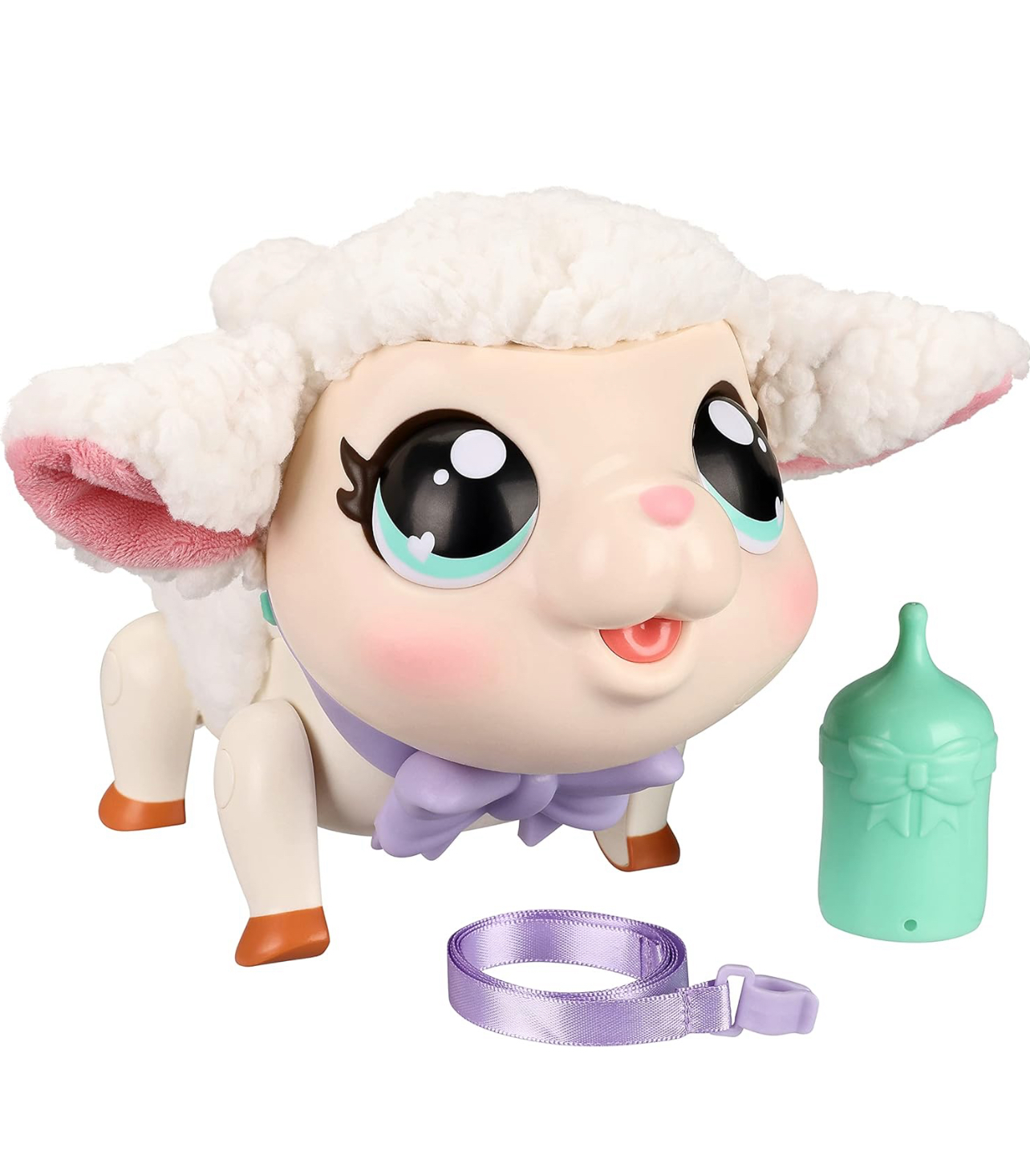 Little Live Pets oveja que camina con sonidos, reacciones y toma tetero
