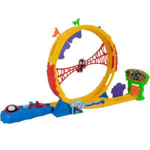 Spidey pista de carreras súper Loop con lanzador y vehículo
