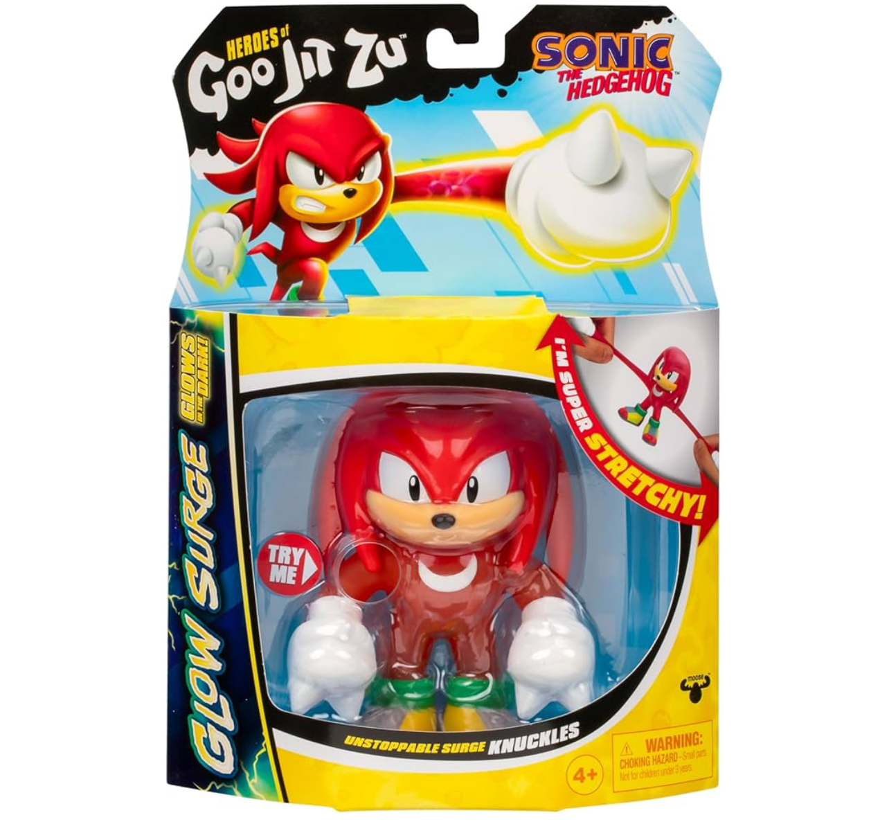 Knuckles de Sonic Héroe de Goo Jit Zu - Imagen 3