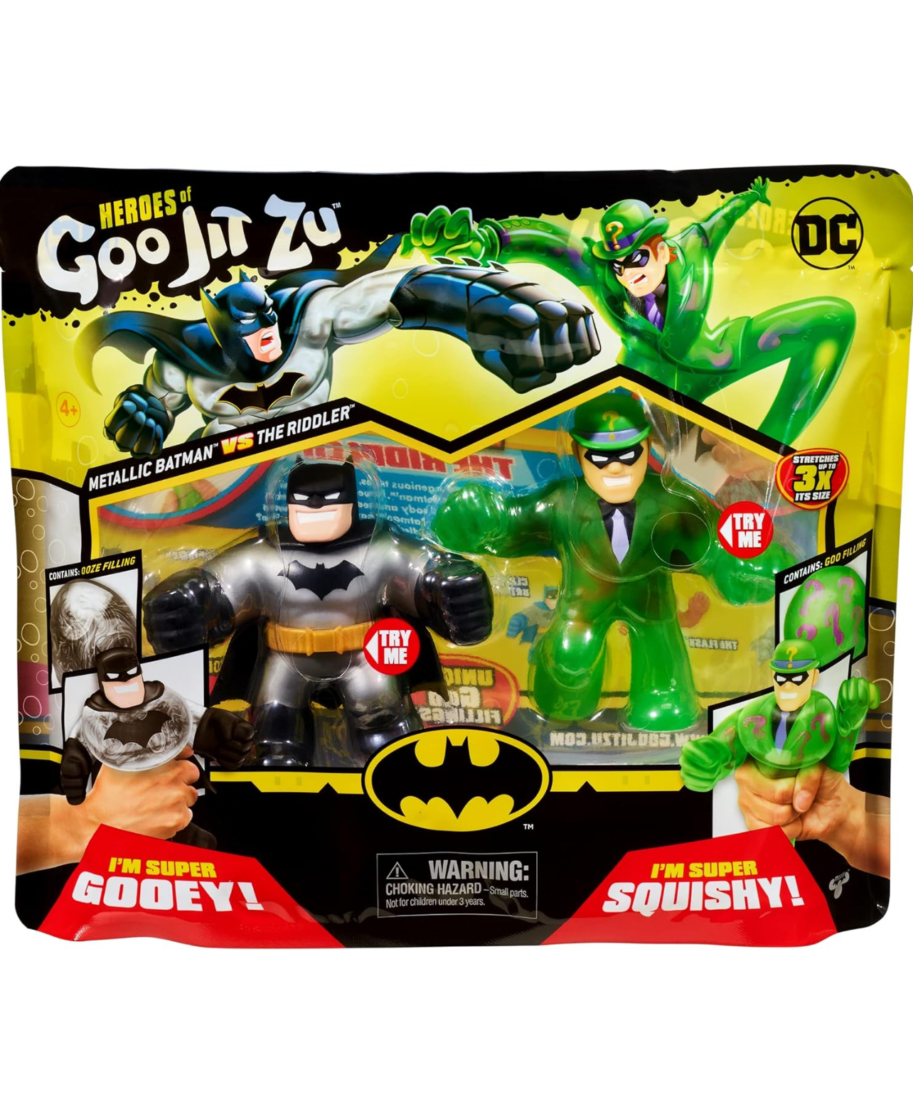 Batman vs the riddler Pack x2 Héroes de Goo Jit Zu - Imagen 2