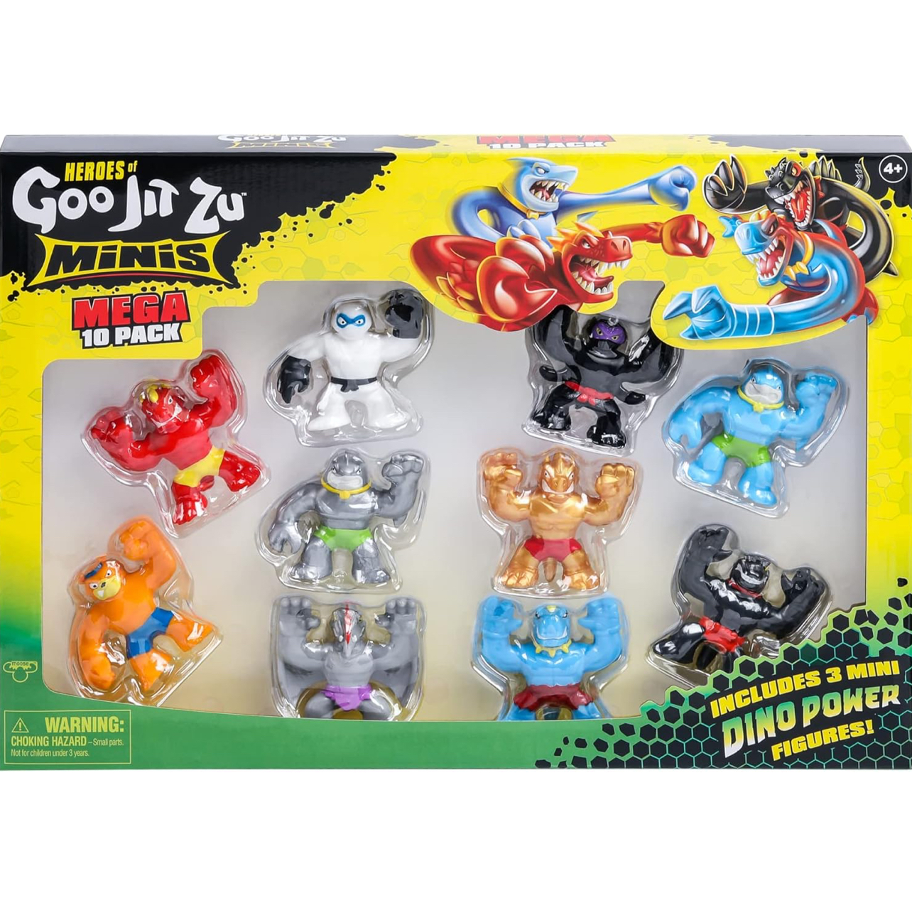 Pack x10 mini Héroes de Goo Jit Zu - Imagen 2