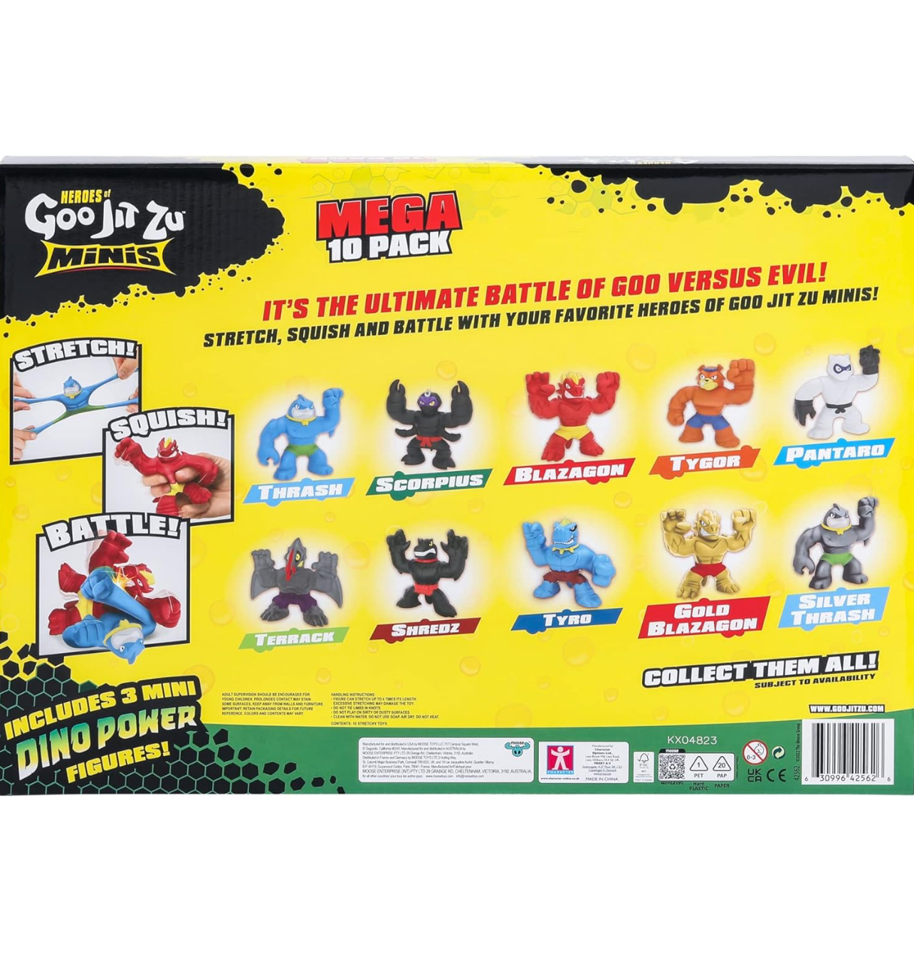 Pack x10 mini Héroes de Goo Jit Zu - Imagen 3