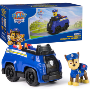 Paw Patrol figura de Chase con Camión de policía vehículo de juguete