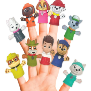 Paw Patrol x10 marionetas plásticas para dedos