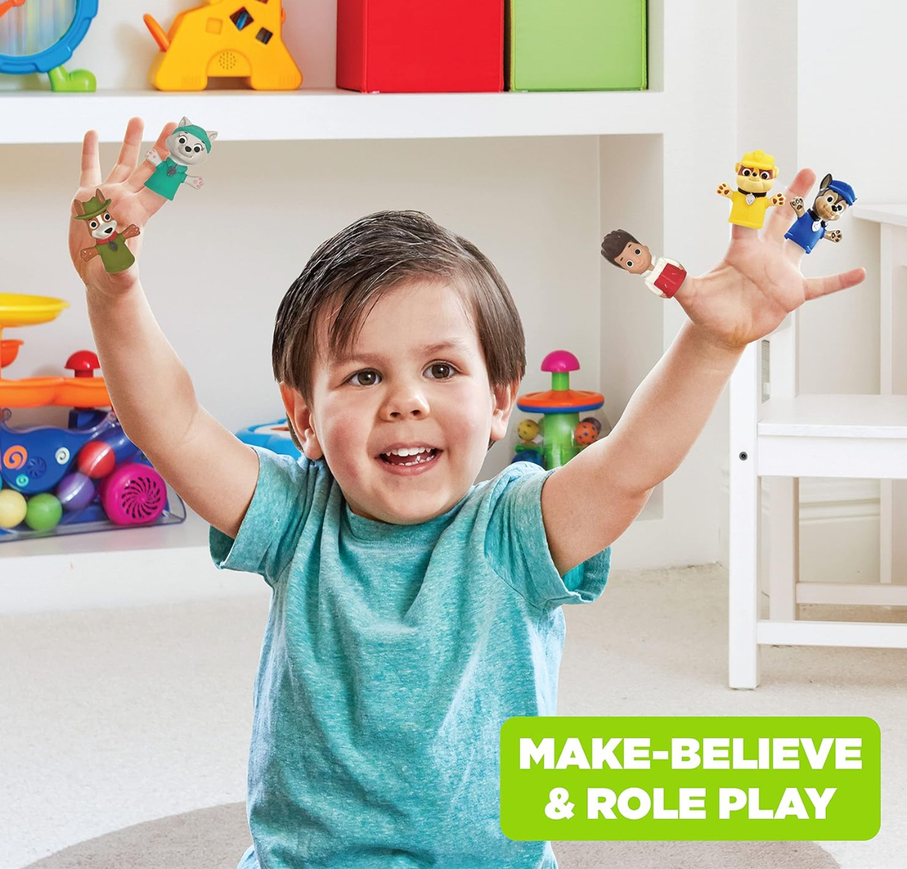 Paw Patrol x10 marionetas plásticas para dedos - Imagen 3