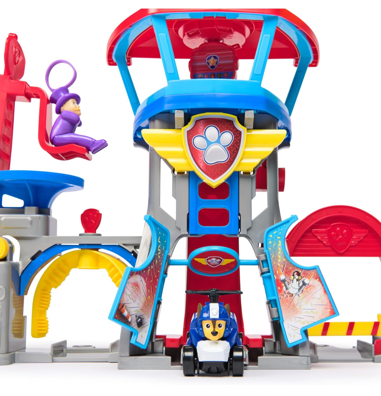 Paw Patrol Aeropuerto de rescate con lanzador de vehículos - Imagen 4