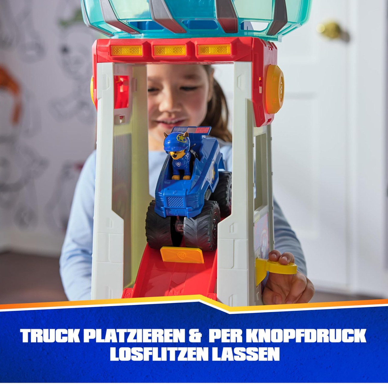 Paw Patrol Torre grande Super loop 100cm de luces, sonidos y lanzador - Imagen 7