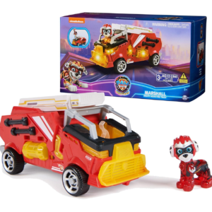 Paw Patrol Marshall y carro de bomberos con luz y sonidos