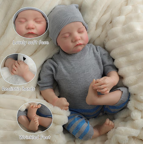 Daniel bebé reborn realista 46cm - Imagen 4