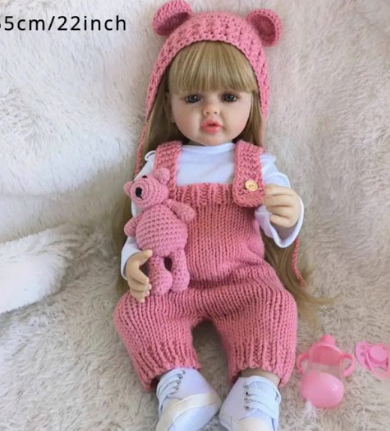 Alicia bebé reborn realista 56cm - Imagen 2