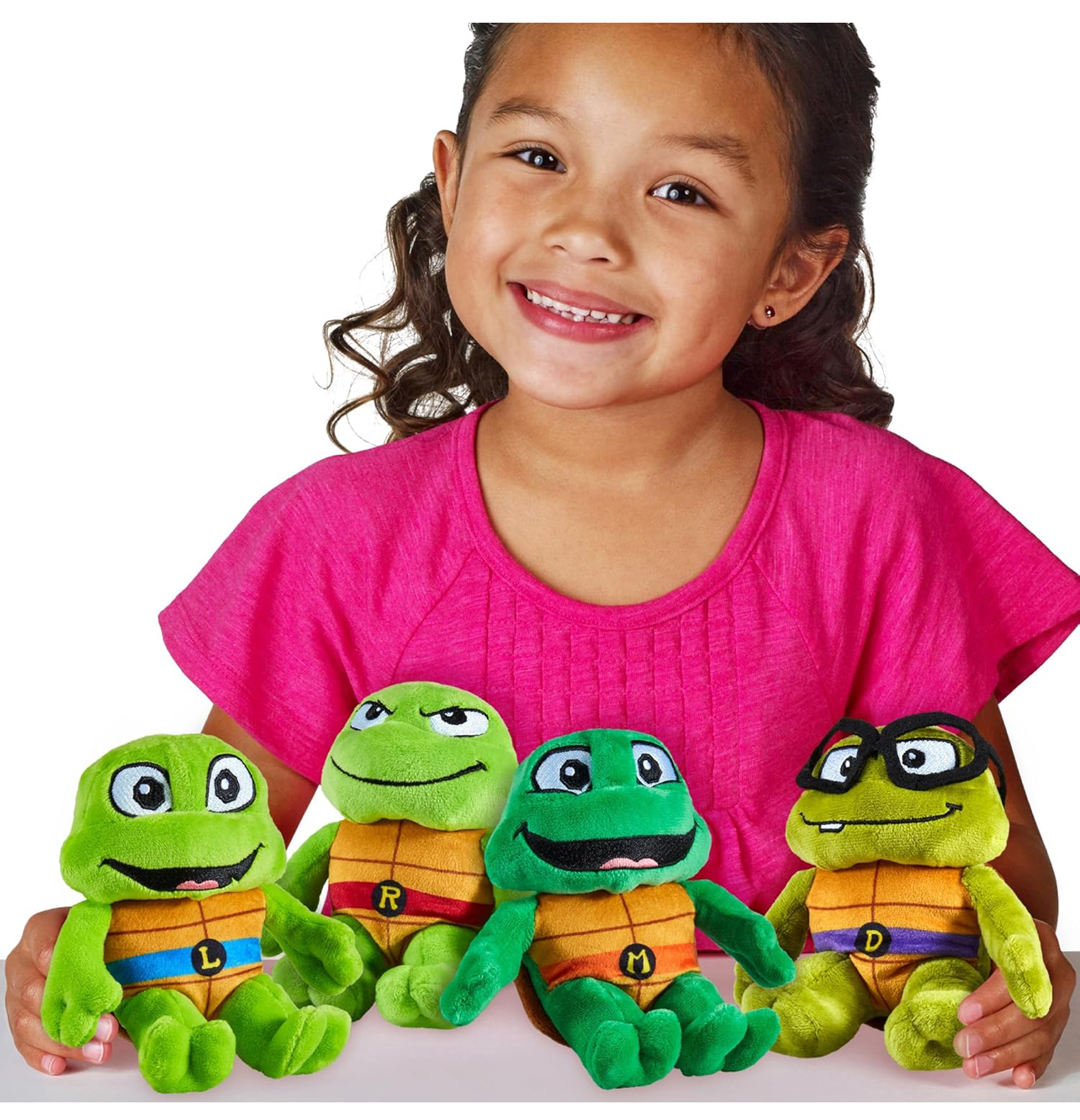 Tortugas Ninja peluches x4 unidades de 12cm - Imagen 2