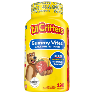 Gomitas miltivitaminas LIL CRITTERS x190 unidades apoyo inmunológico