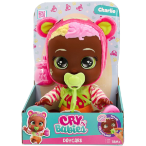 Cry Babies Daycare Charlie. Bebés llorones con ropa, cabello y lágrimas reales