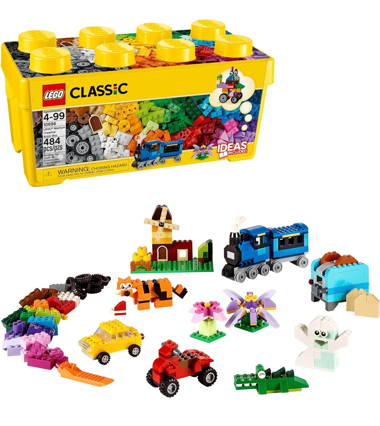 Lego Classic x484 bloques con caja de almacenamiento