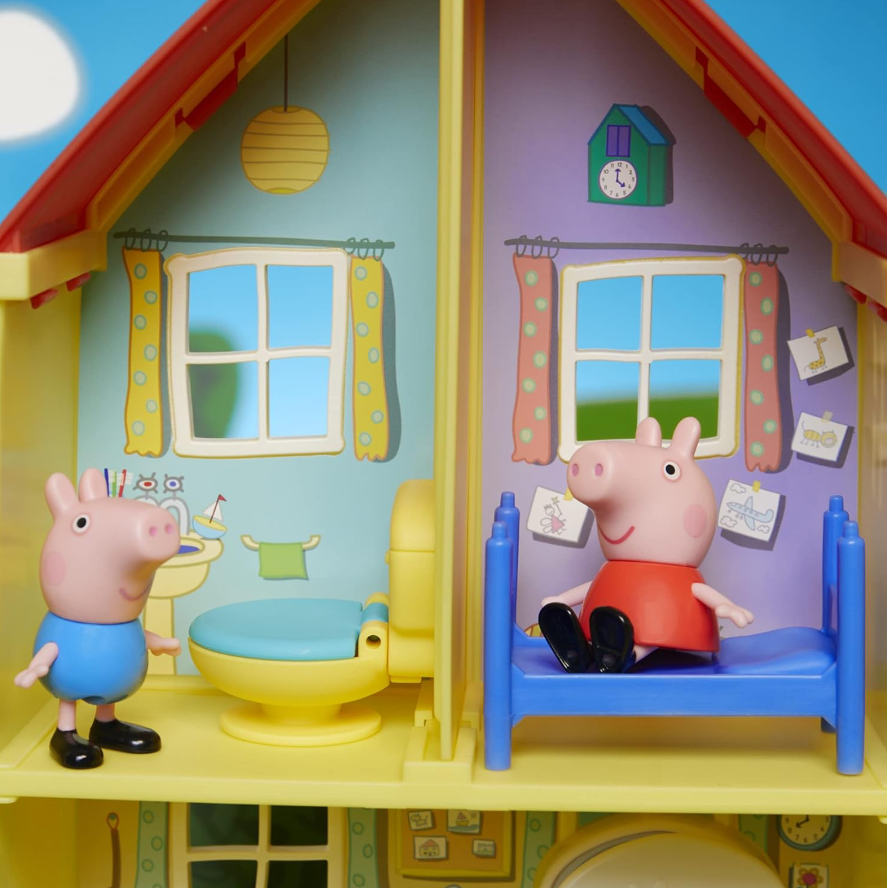 Juego de casa, carro y familia Peppa Pig - Imagen 4