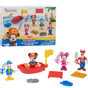 Set de figuras Mickey Mouse y sus amigos. Aventura pirata