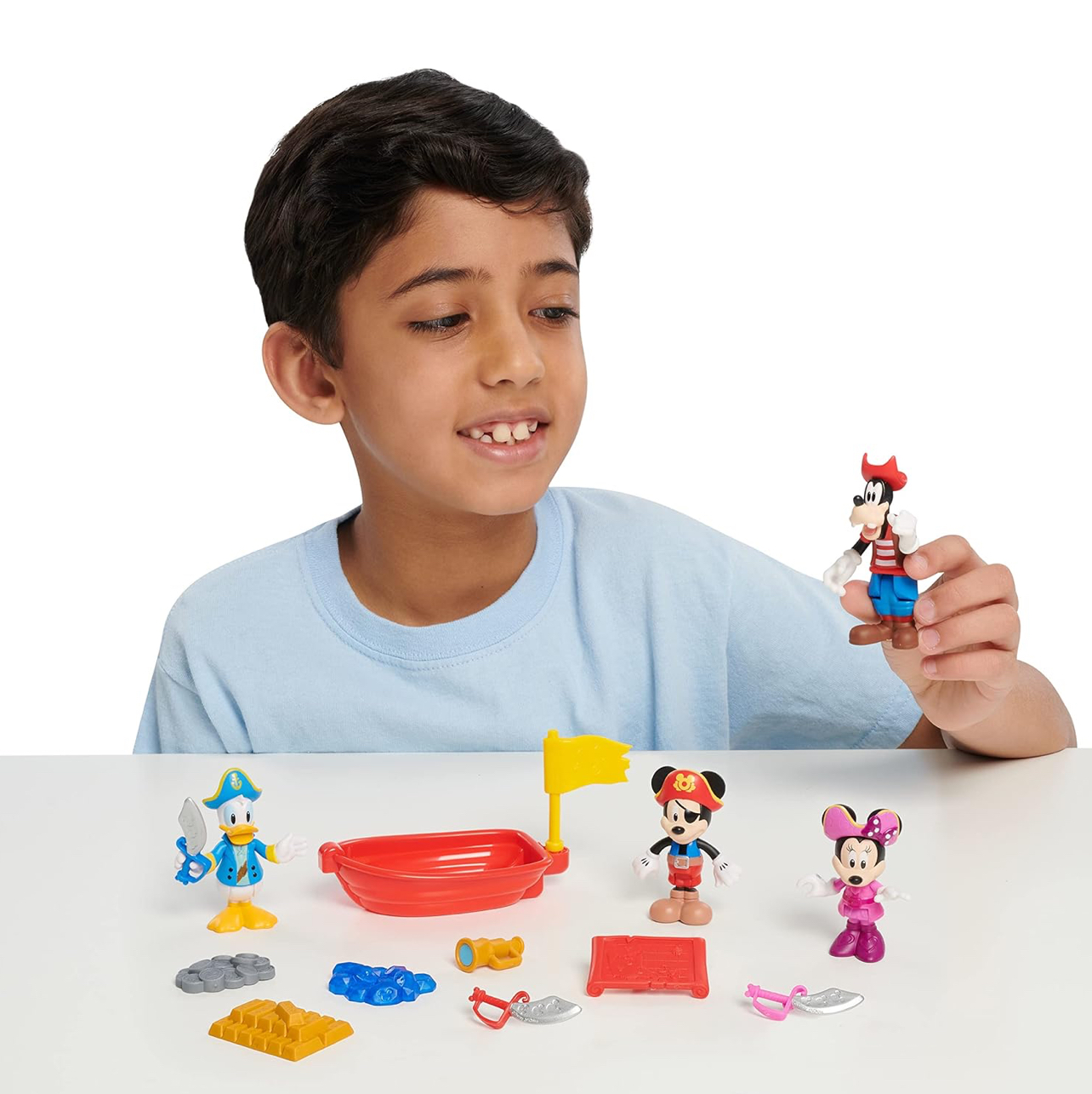 Set de figuras Mickey Mouse y sus amigos. Aventura pirata - Imagen 2
