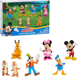 Set x7 figuras tradicionales Mickey Mouse y sus amigos