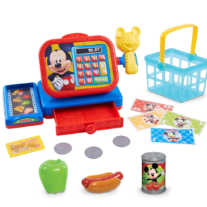 Caja registradora Mickey Mouse con sonidos y accesorios