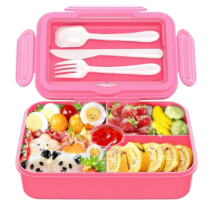 Lonchera Bento antiderrames con cubiertos