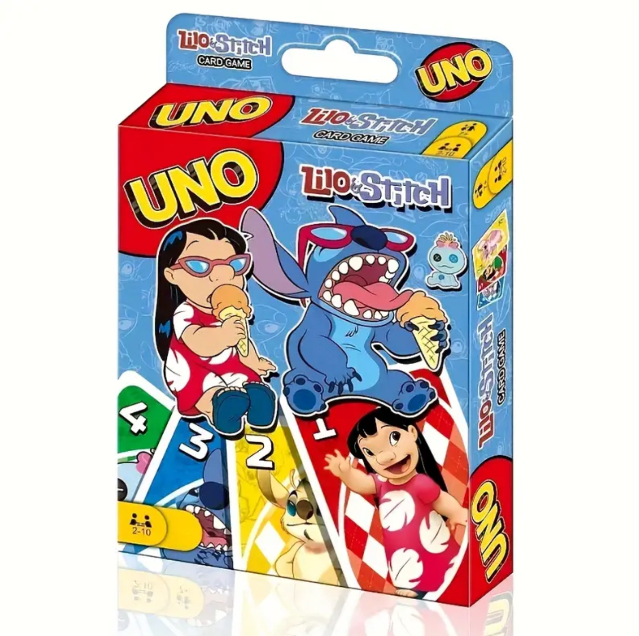 UNO juego de cartas con Temática Lilo y Stitch de Disney