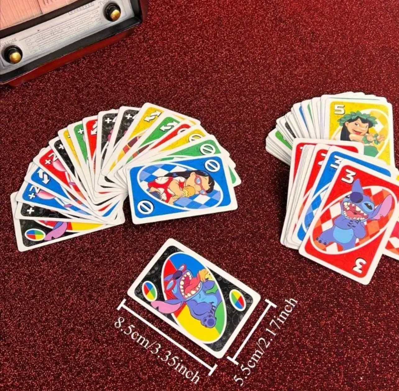 UNO juego de cartas con Temática Lilo y Stitch de Disney - Imagen 4