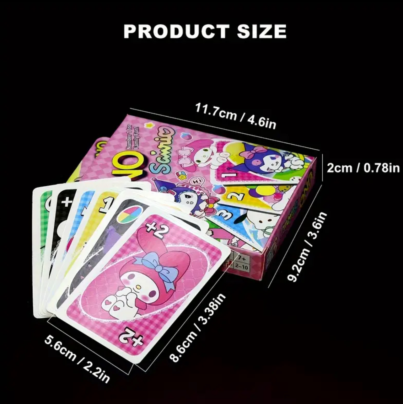UNO juego de cartas con Temática Hello Kitty Sanrio - Imagen 3