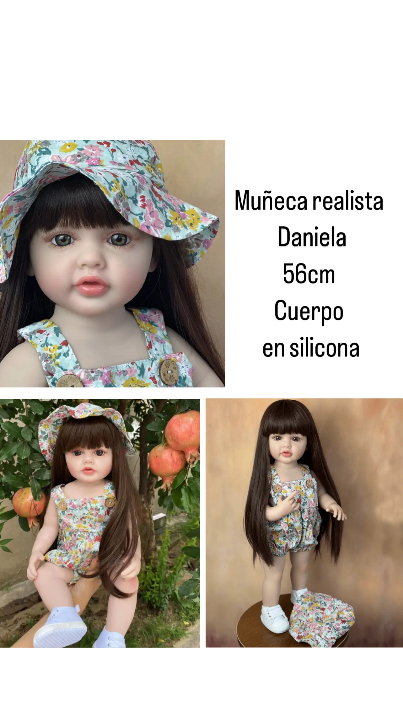 Daniela bebé reborn realista 56cm - Imagen 2