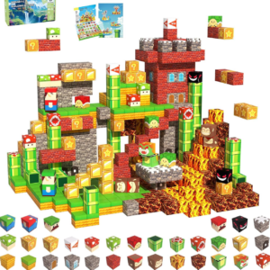 Bloques magnéticos de cubo diseño Mario bros x100 piezas