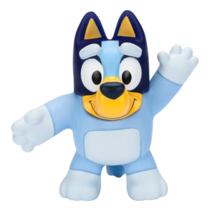 Figura de Bluey elástico. Estira 3 veces su tamaño